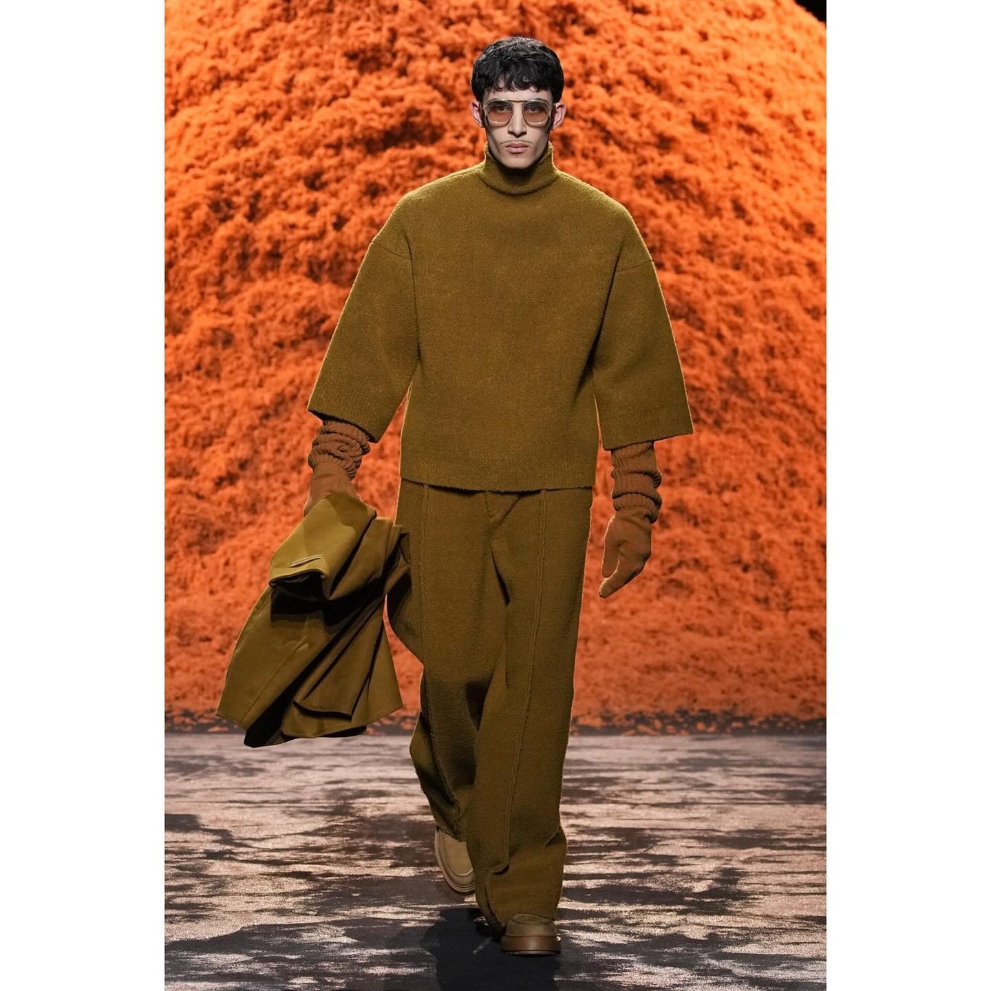 Bilal (@b.o_bilal ) debut for Zegna AW24. Styling by Julie Ragolia, casting by Ben Grimes.