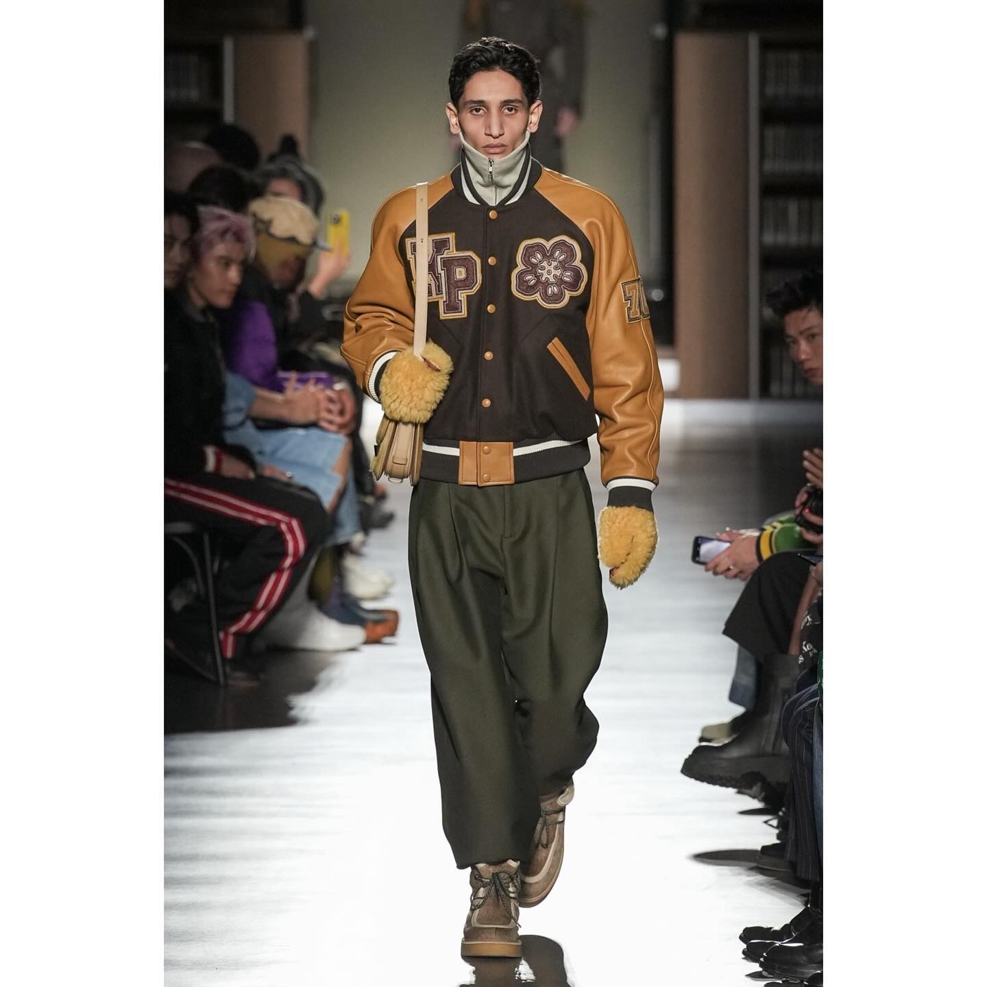Bilal B (@bilal.brts ) for Kenzo FW24. Styling by Ib Kamara, hair by Virginie Pinto Moreira, make-up by Lucy Bridge, casting by Mischa Notcutt for 11Casting.