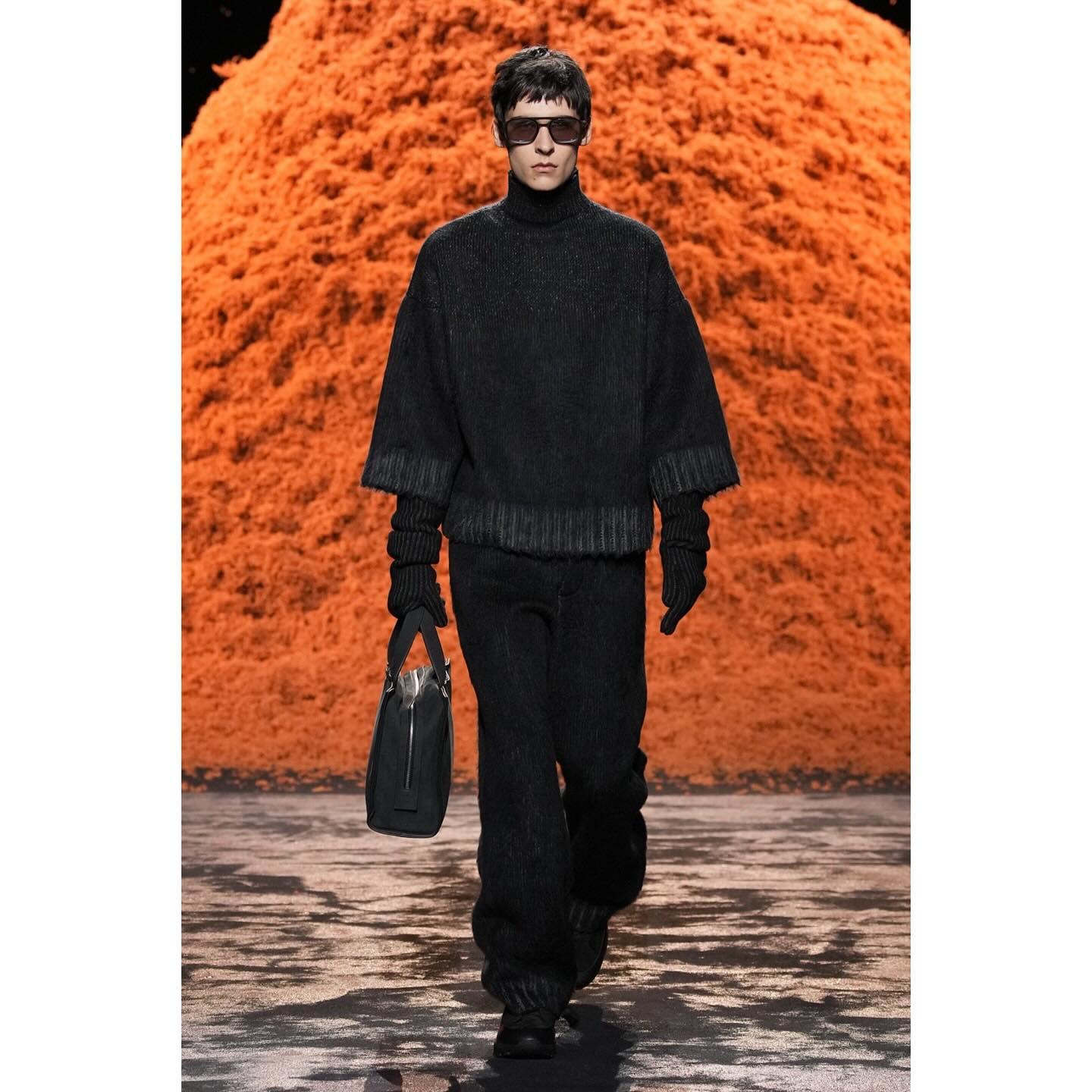 Bruno (@bruno_krahl ) for Zegna AW24. Styling by Julie Ragolia, casting by Ben Grimes.