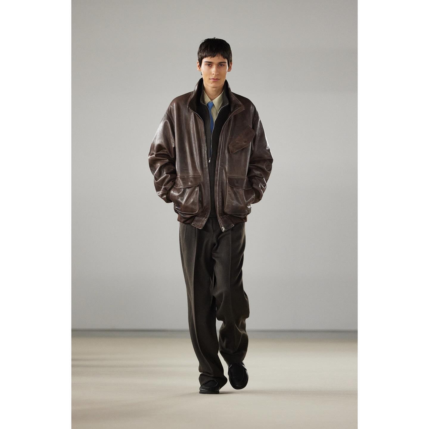 Bruno (@bruno_krahl ) opening for Aura Lee FW24. Styling by Charlotte Collet, casting by Ben Grimes.