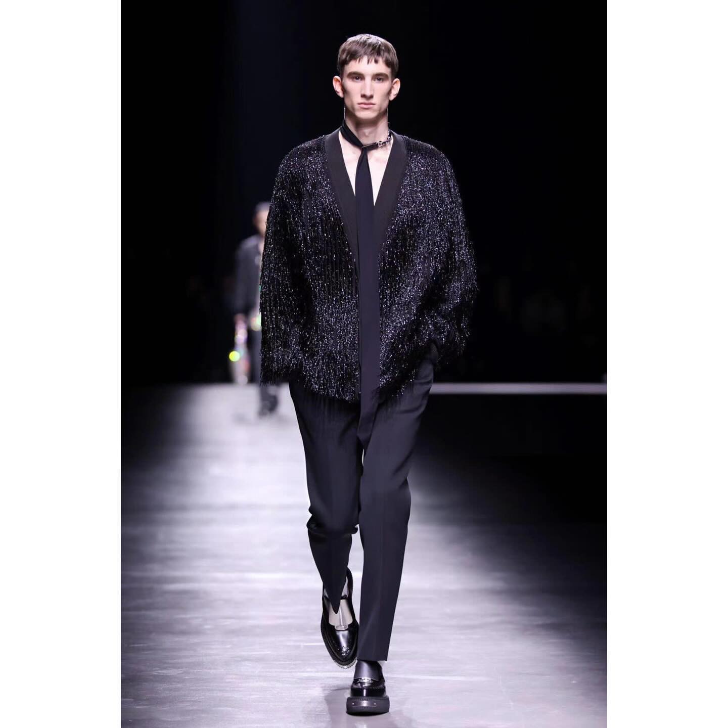Florian L (@florian.ltt ) debut for Gucci FW24. Styling by Alastair McKimm, casting by PG for DM Casting.