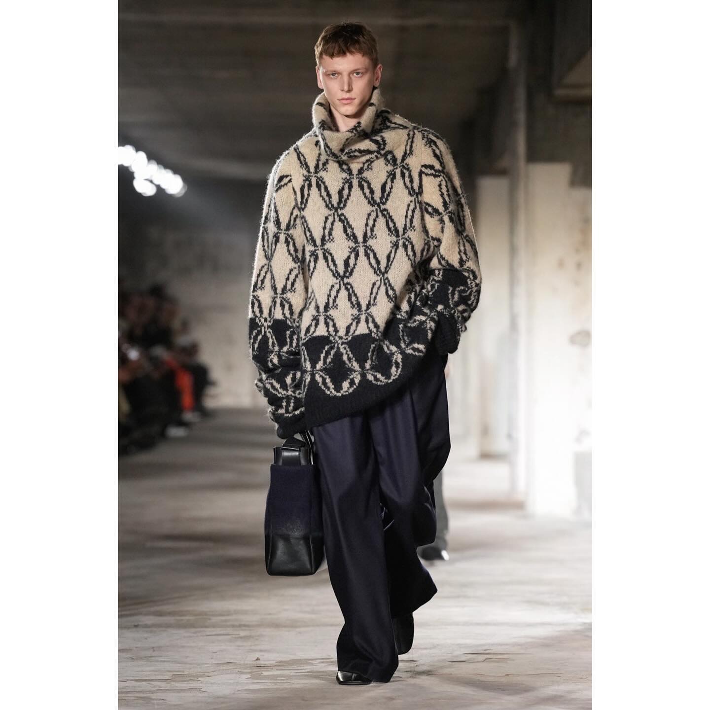 Igor V (@igor_v_w ) for Dries Van Noten FW24. Styling by Nancy Rohde, casting by DM Casting.