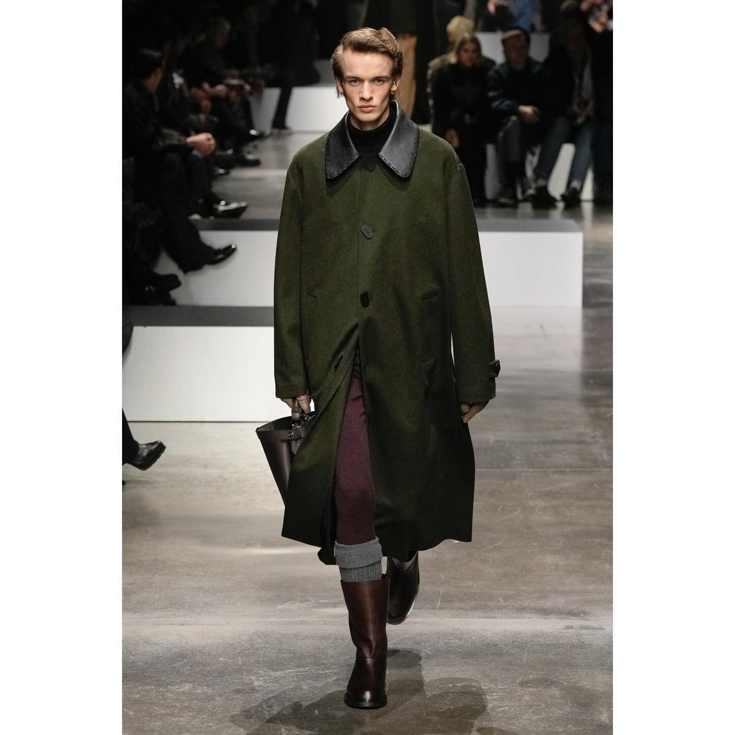Leo (@leo.cremer ) for Fendi FW24. Styling by Julian Ganio, casting by DM Casting.