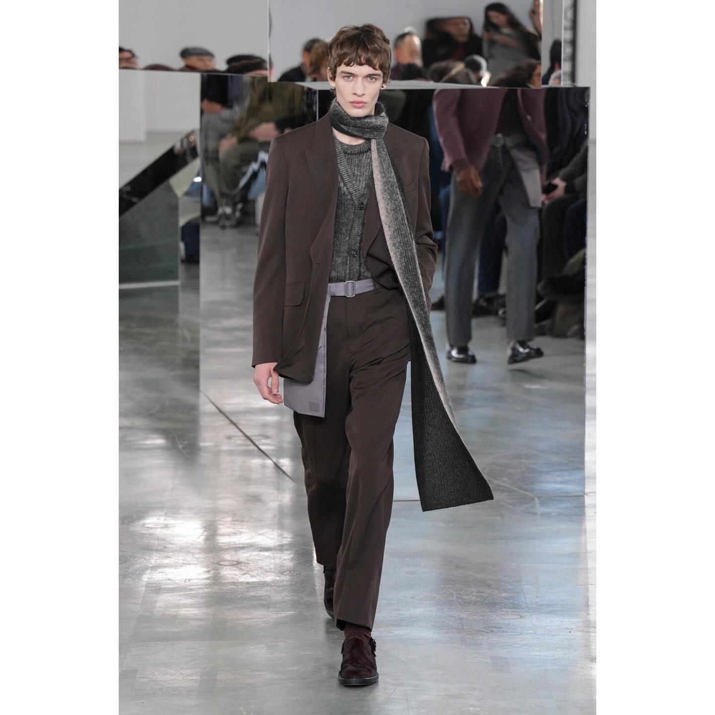 Leo (@leo.cremer ) for Paul Smith FW24. Styling by Julian Ganio, casting by Ben Grimes.