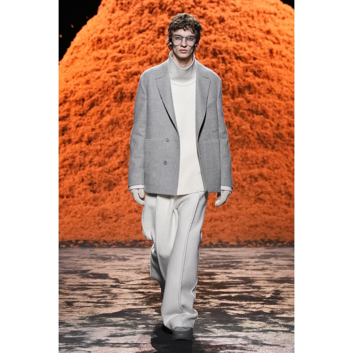 Leo (@leo.cremer ) for Zegna AW24. Styling by Julie Ragolia, casting by Ben Grimes.