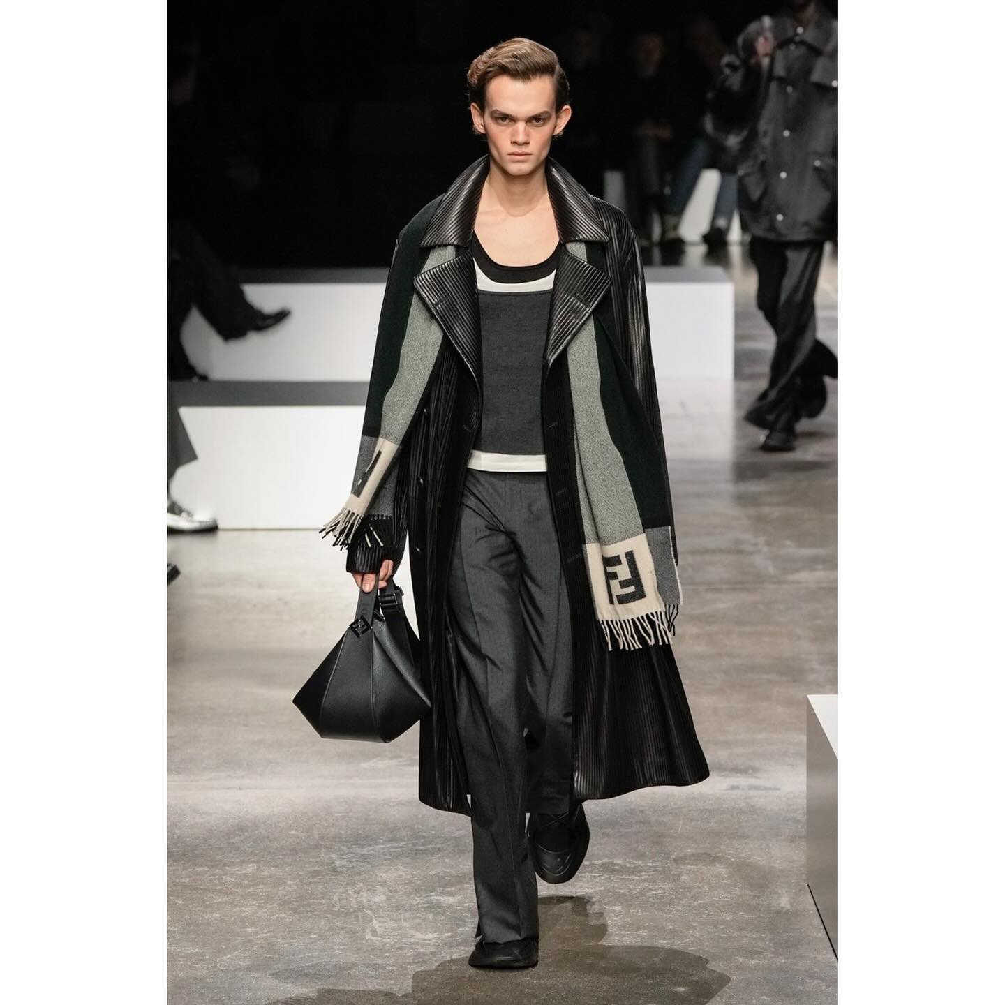 Tariq (@tariqloo ) debut for Fendi FW24. Styling by Julian Ganio, casting by DM Casting.
