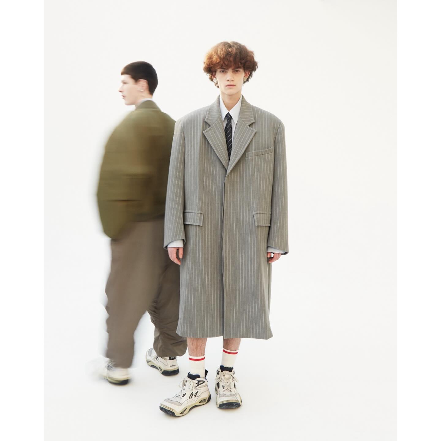 Tariq (@tariqloo ) for Hed Mayner FW24. Styling by Samuel Drira, casting by Chouaib Arif.