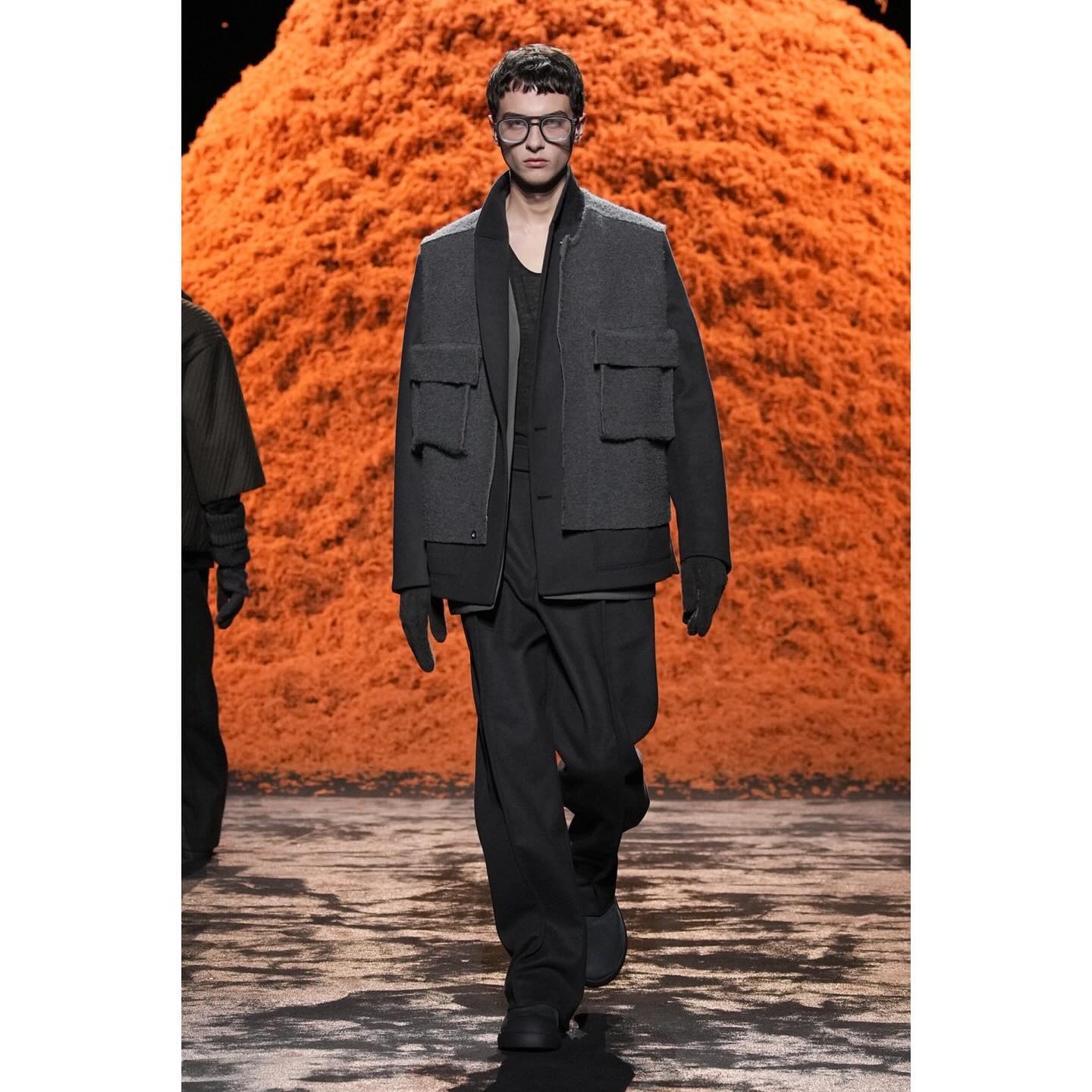 Viktor K (@viko63 ) for Zegna AW24. Styling by Julie Ragolia, casting by Ben Grimes.