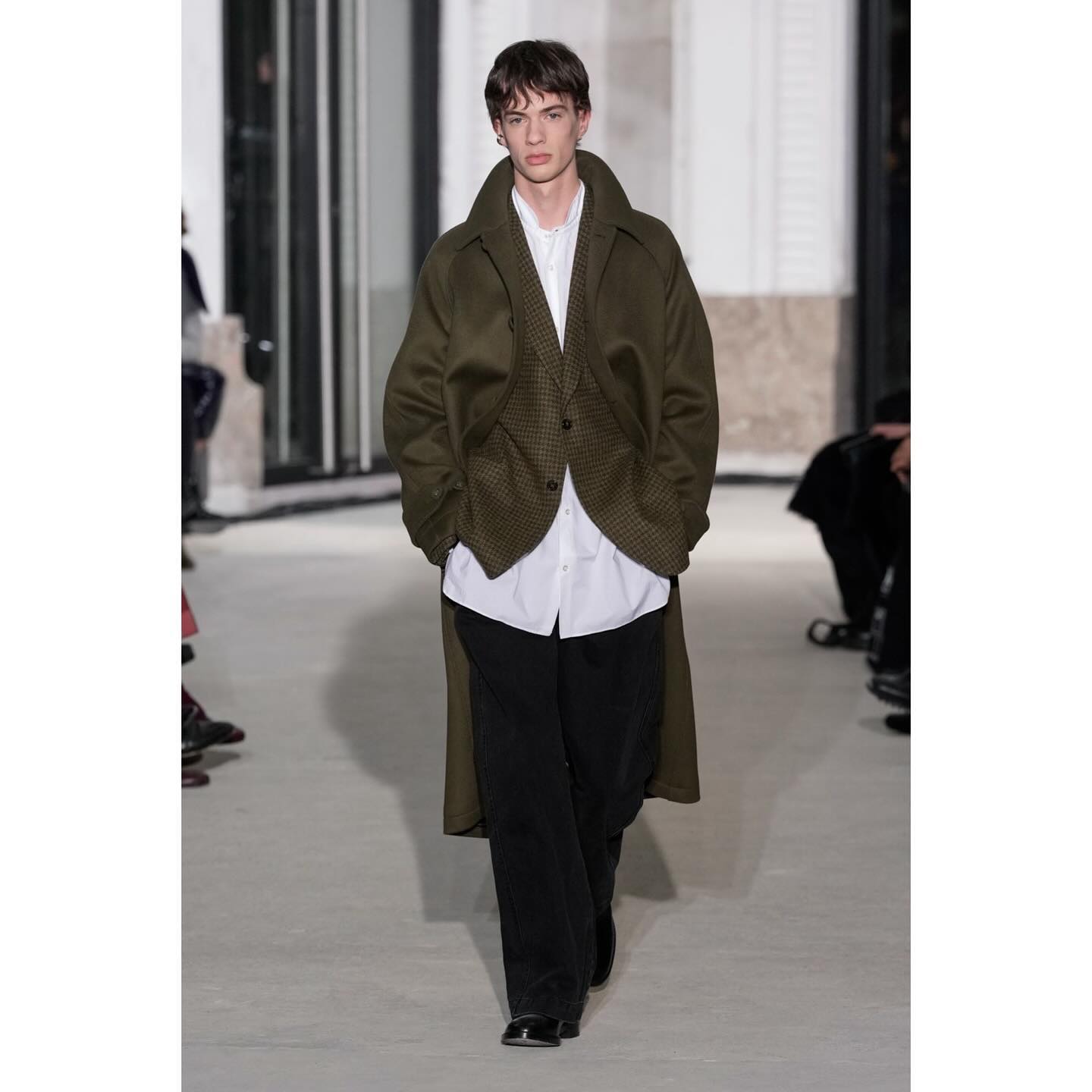 Wolf (@wolfcoppens ) debut for Officine Generale FW24. Styling by Giovanni Dario Laudicina, casting by Piotr Chamier.