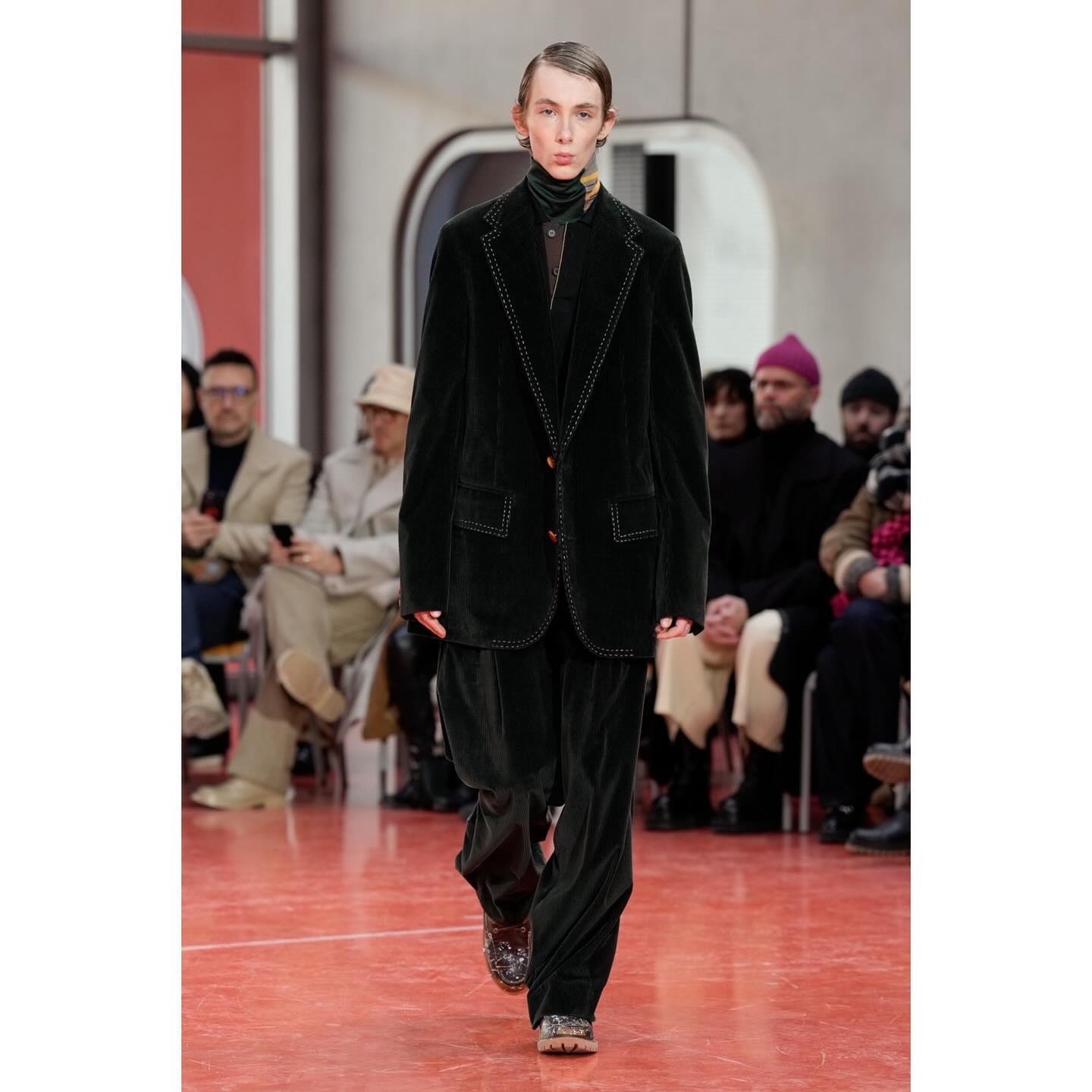 Yarne (@____ydw ) for Kolor FW24. Styling by Camille Bidault-Waddington, casting by Isabel Bush.