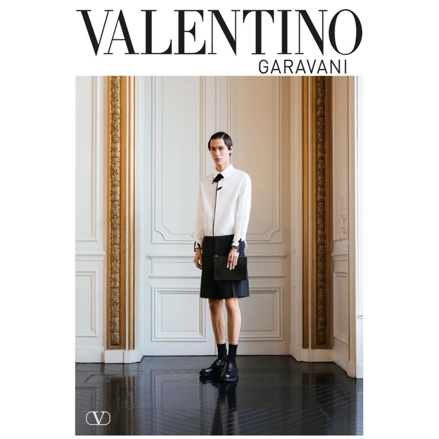 Bruno (@bruno_krahl ) and Cas (@casvu ) for Valentino Spring 24. Photography by Ales Dobé, hair by Vi Huynh, make-up by Dunja Schultze, casting by Carlo Savoldi.