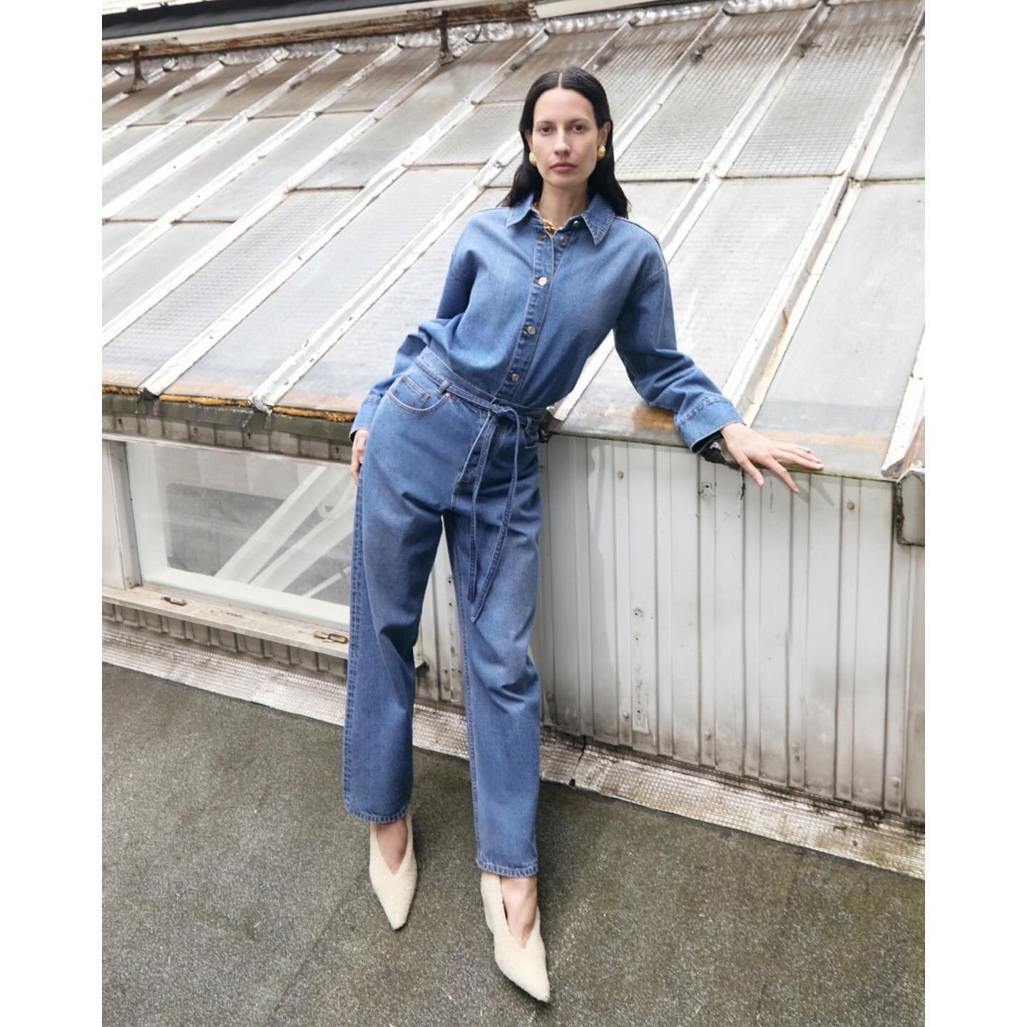 Lily (@lilystandefer ) for Camilla And Marc SS24. Photography by Sam Armstrong, styling by Tabatha Turner, hair by Gilles Degivry, make-up by Lauren Bos, casting by V&Y Casting.