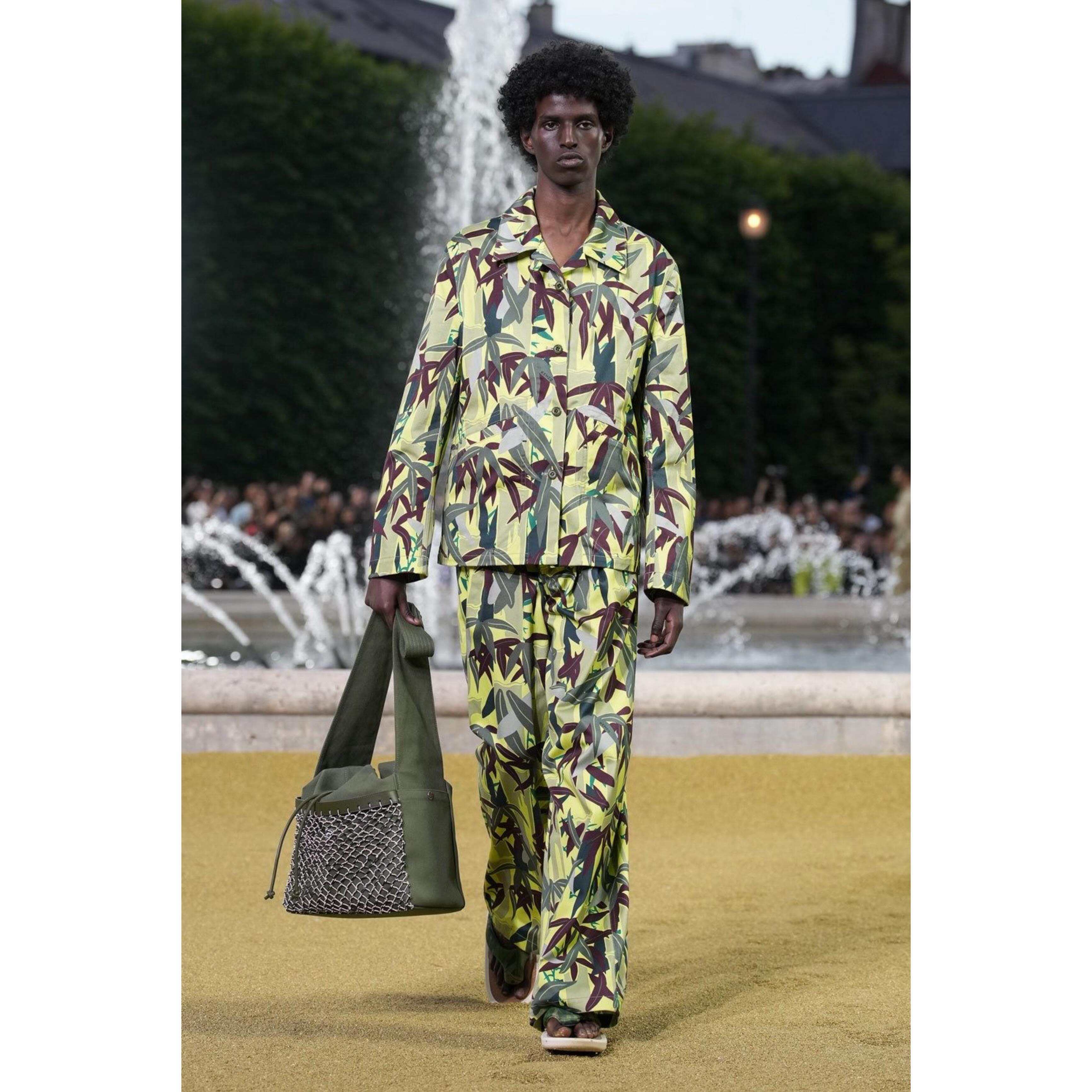 Abdi (@abdimo_20 ) for Kenzo SS25. Styling by Ib Kamara, casting by Mischa Notcutt.