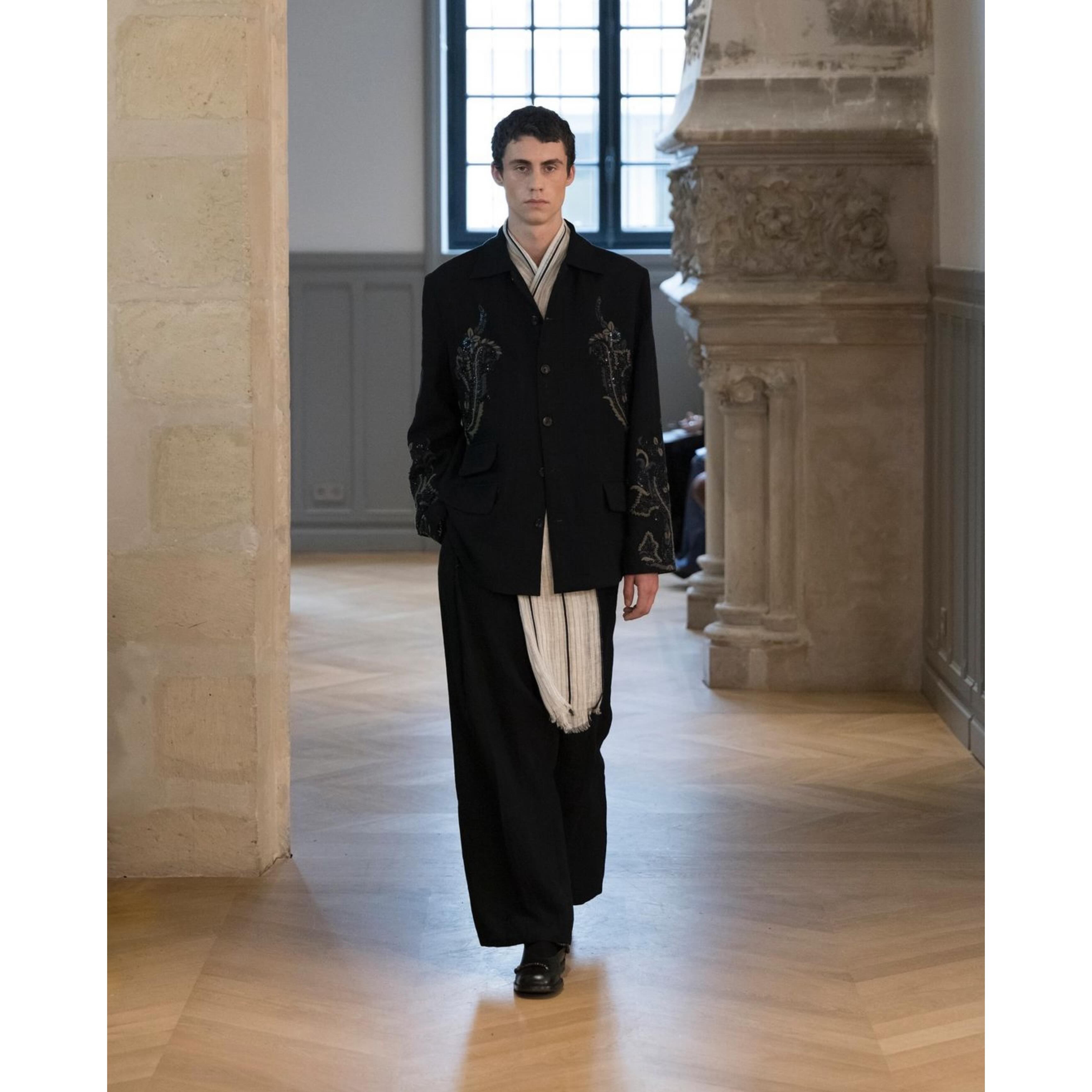 Arthur D (@arthur.deprez ) for Kartik Research SS25. Styling by Ola Ebiti, casting by Troy Fearn.