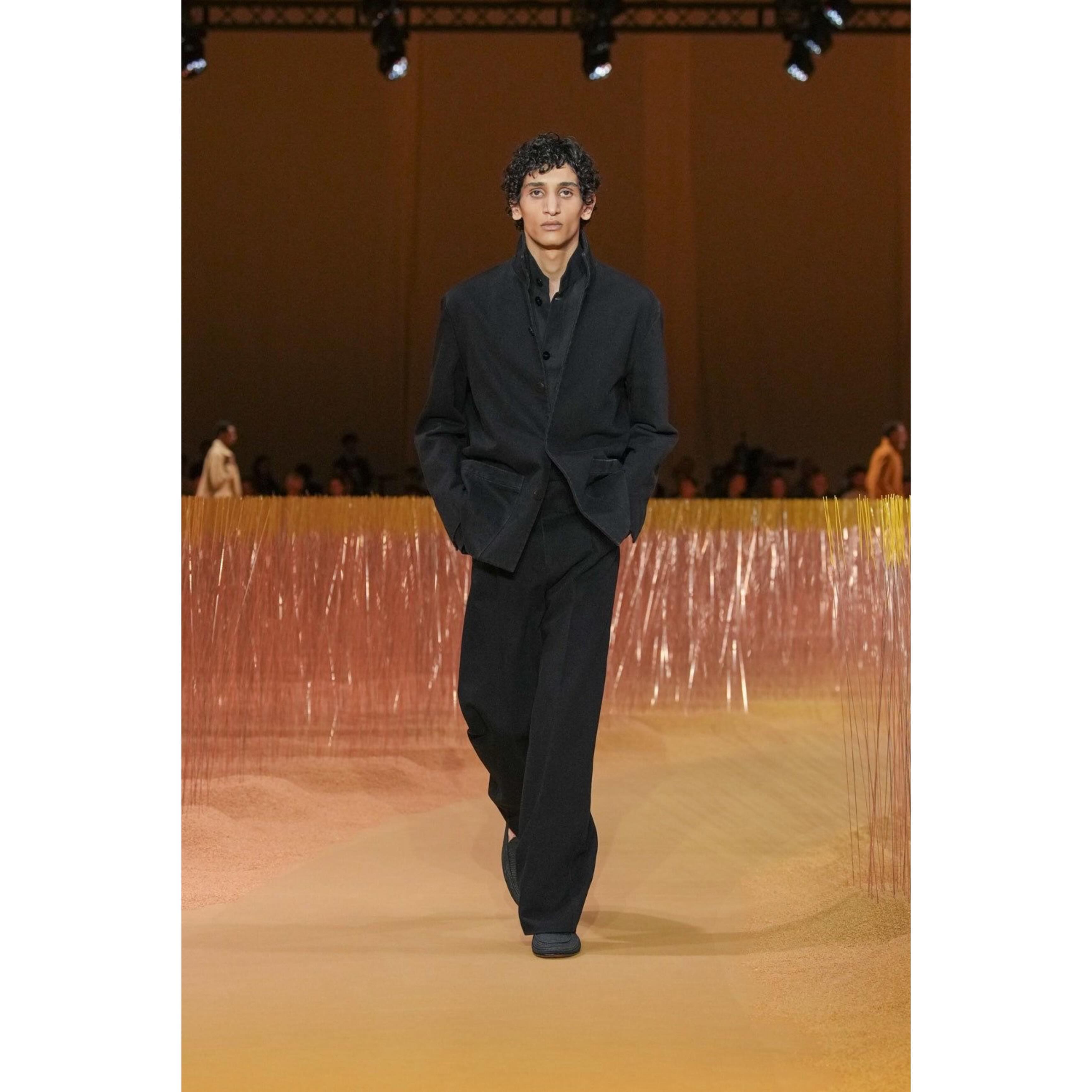 Bilal B (@bilal.brts ) for Zegna SS25. Styling by Julie Ragolia, casting by Ben Grimes.