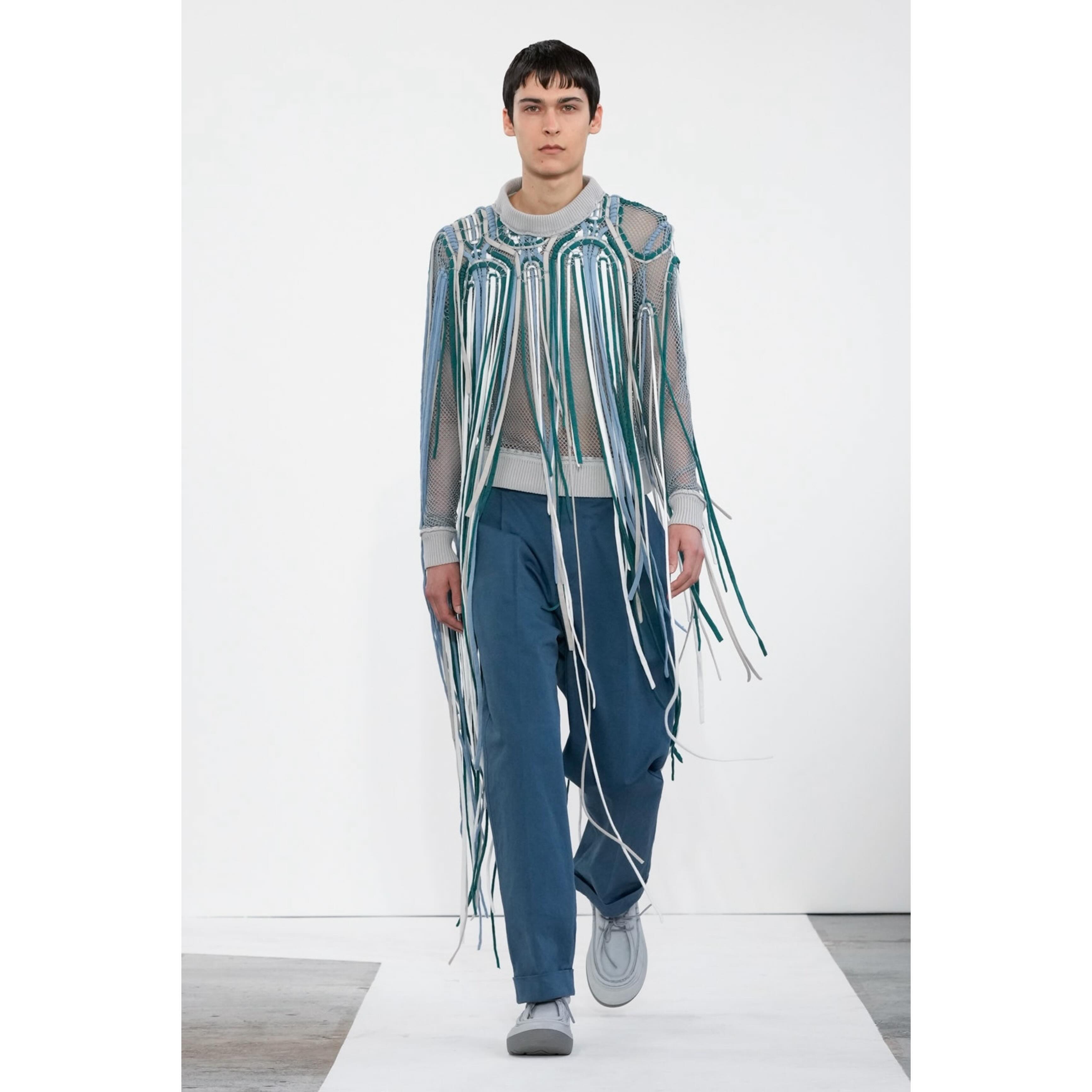 Bruno (@bruno_krahl ) for Craig Green SS25. Styling by Robbie Spencer, casting by Piotr Chamier.