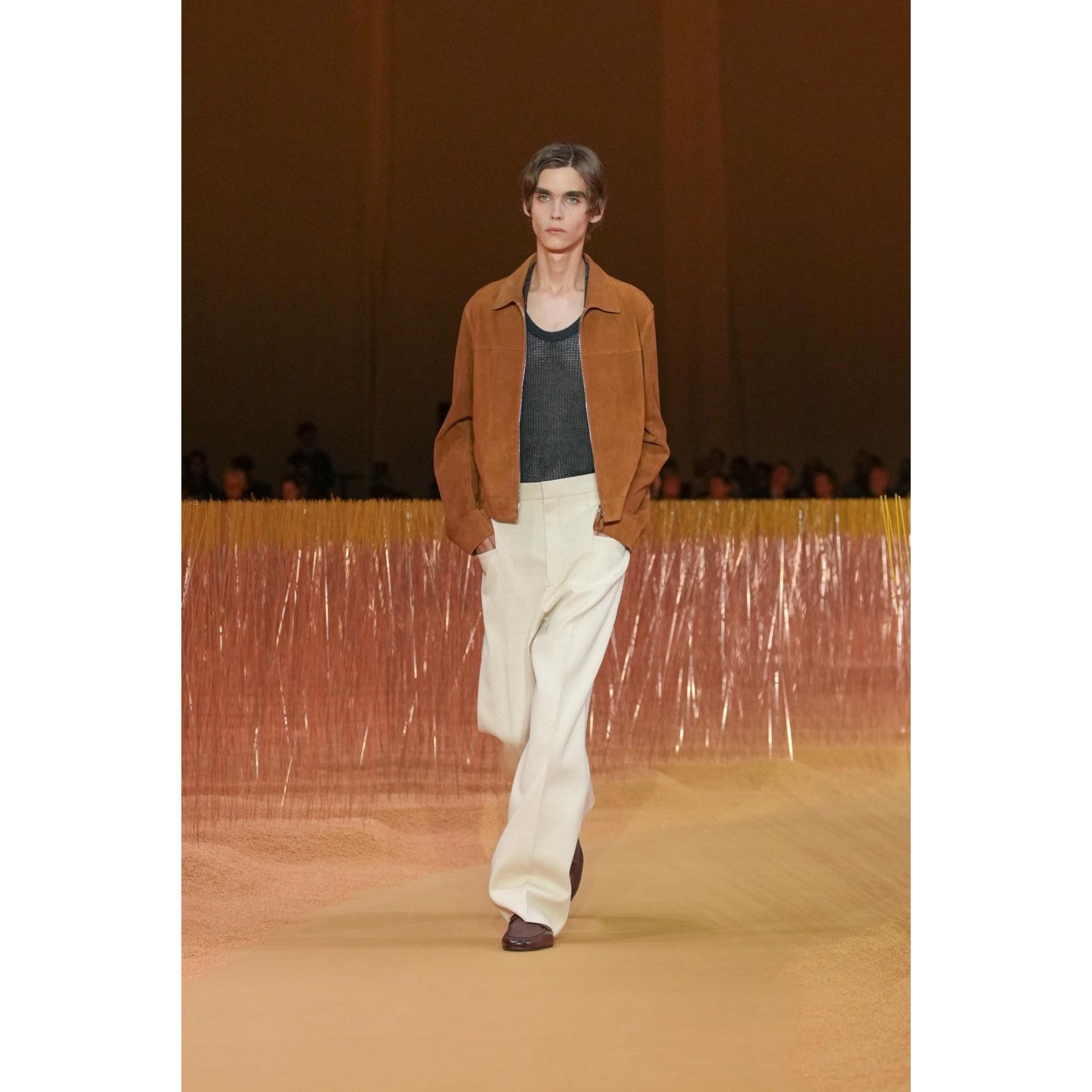 Frederic (@worldbyfred ) for Zegna SS25. Styling by Julie Ragolia, casting by Ben Grimes.
