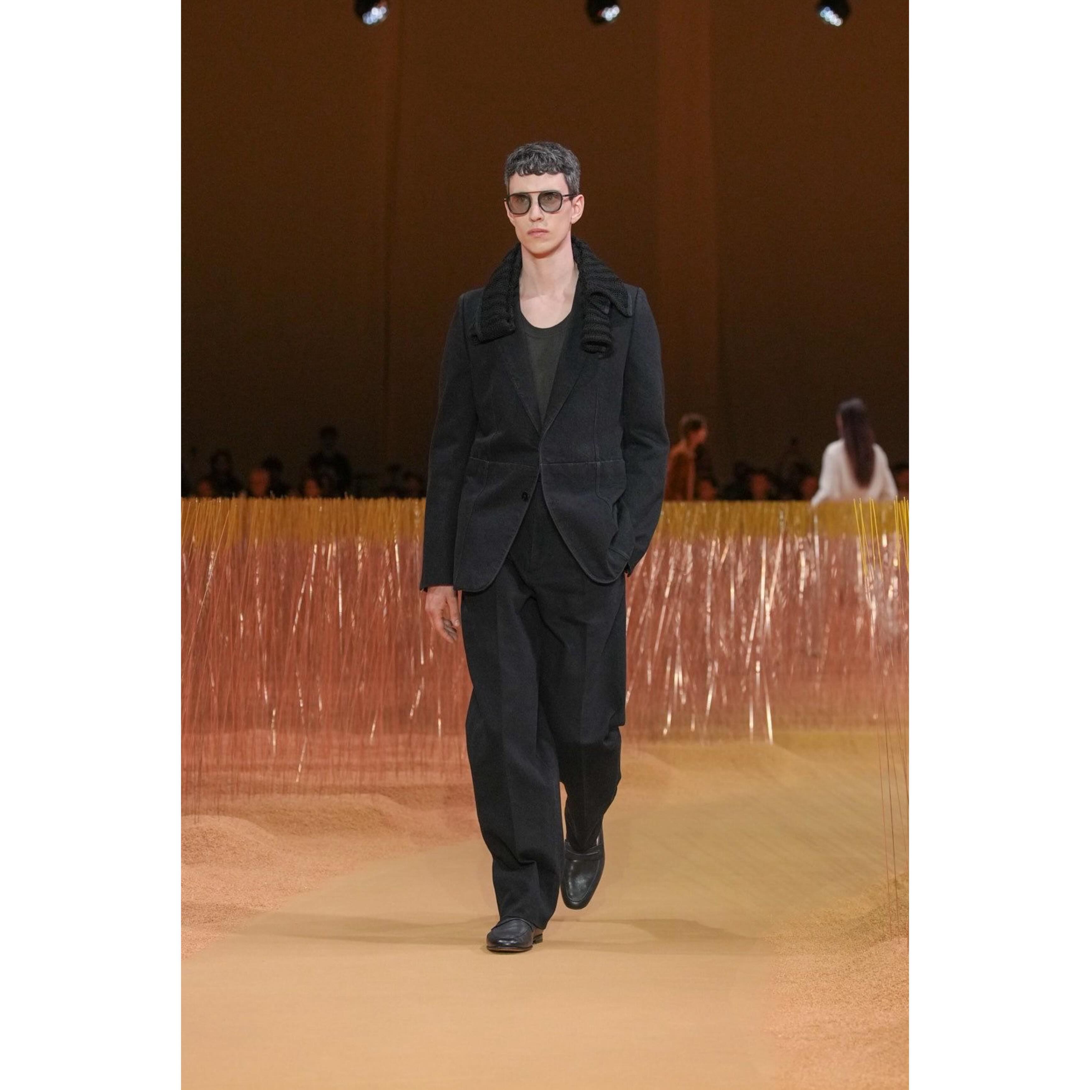 Georges L (@georgeslabbat_ ) for Zegna SS25. Styling by Julie Ragolia, casting by Ben Grimes.