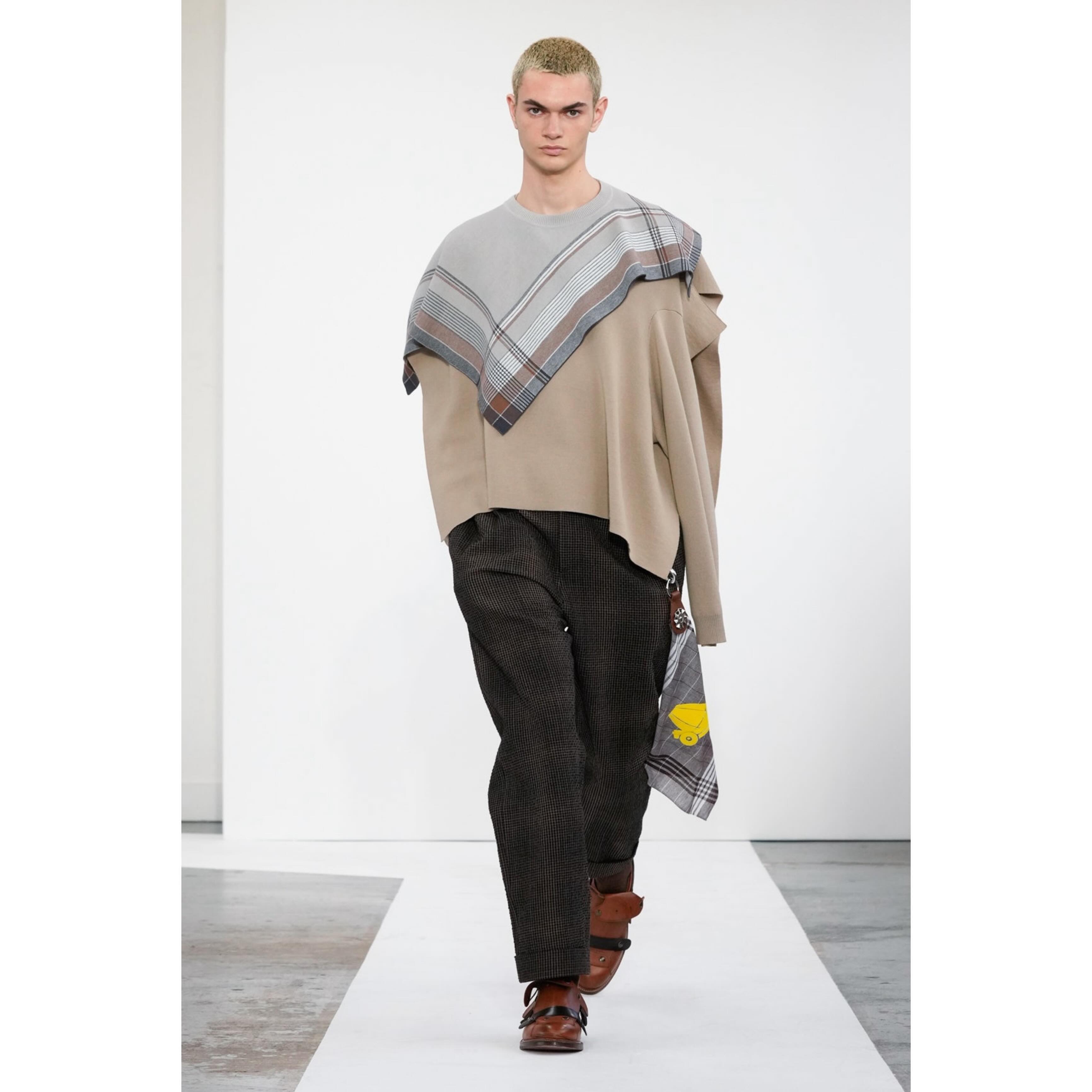Isaak (@isaak.timmermans ) for Craig Green SS25. Styling by Robbie Spencer, casting by Piotr Chamier.