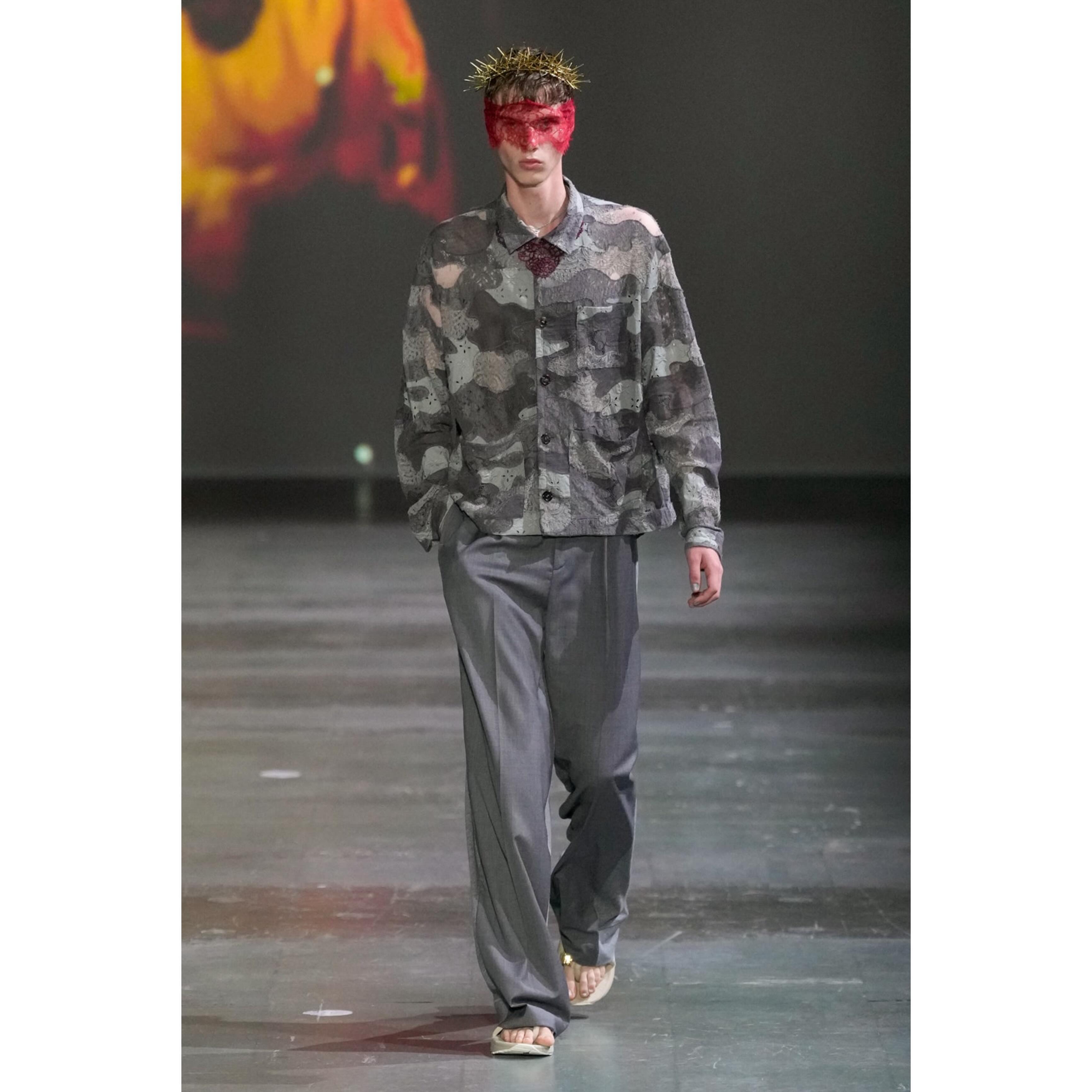 Jim (@0311.jim ) for Undercover SS25, casting by Adam Hindle.