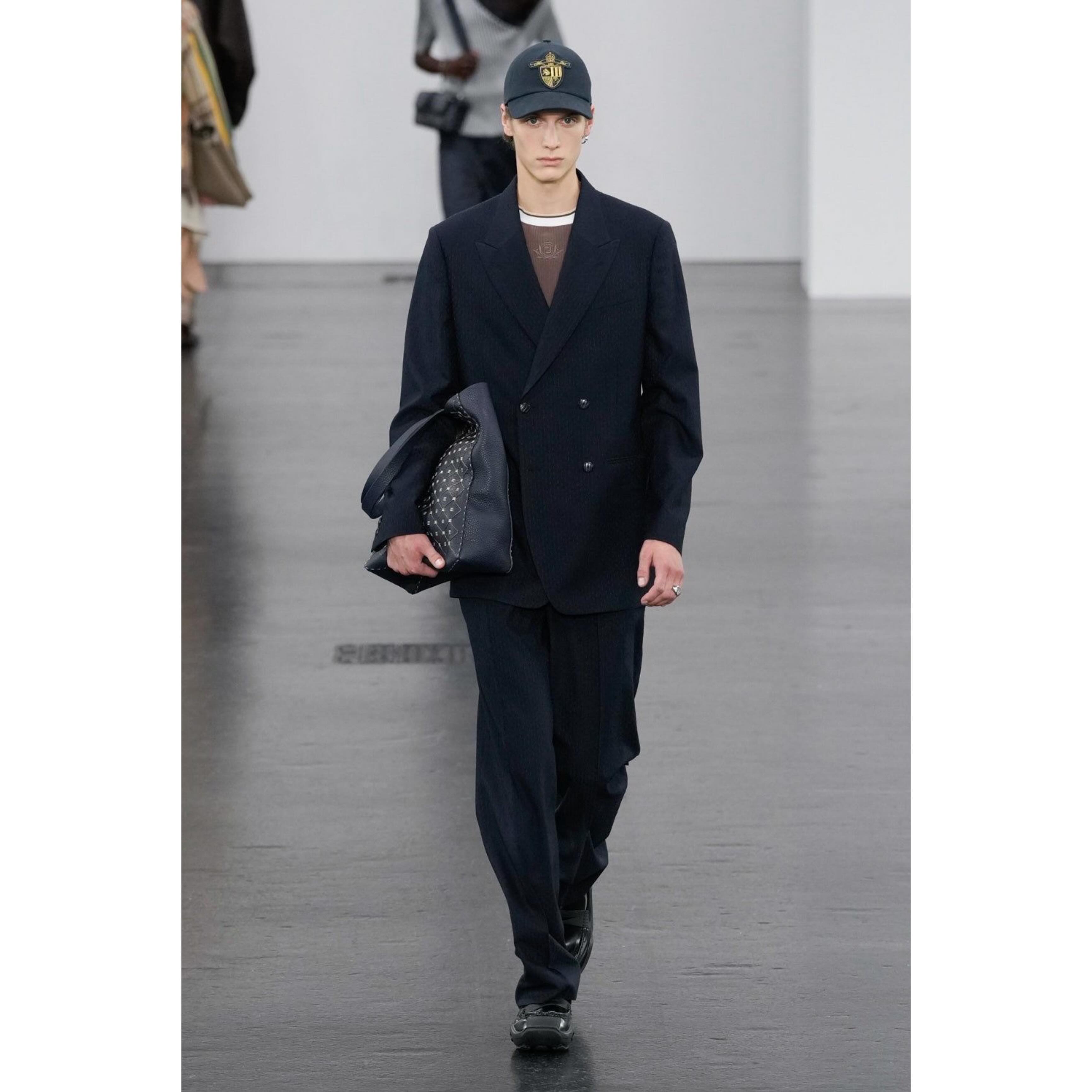 Leonard K (@leonard_ki_ ) for Fendi SS25. Styling by Julian Ganio, casting by DM Casting.