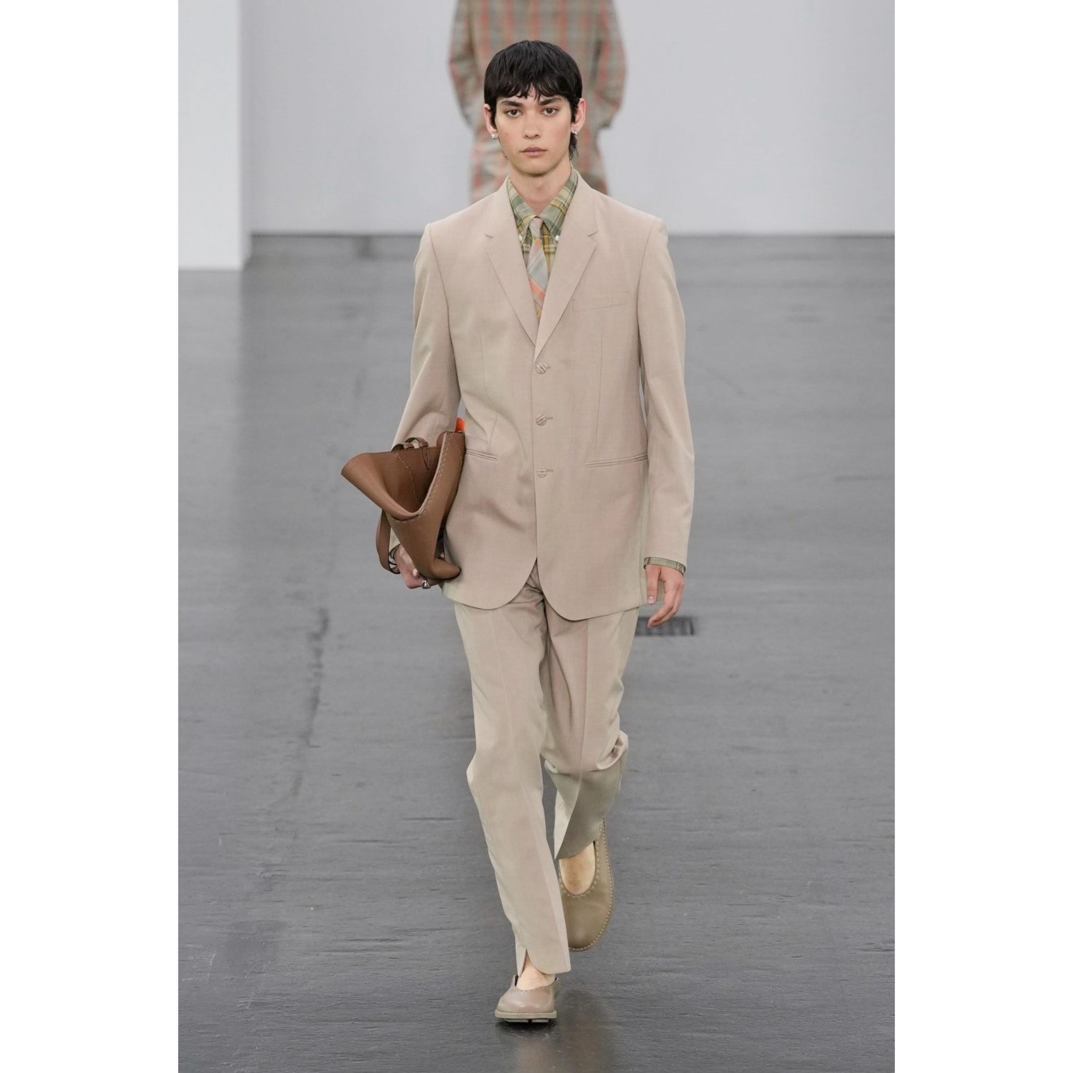 Matthew (@matthew._.kiss ) for Fendi SS25. Styling by Julian Ganio, casting by DM Casting.