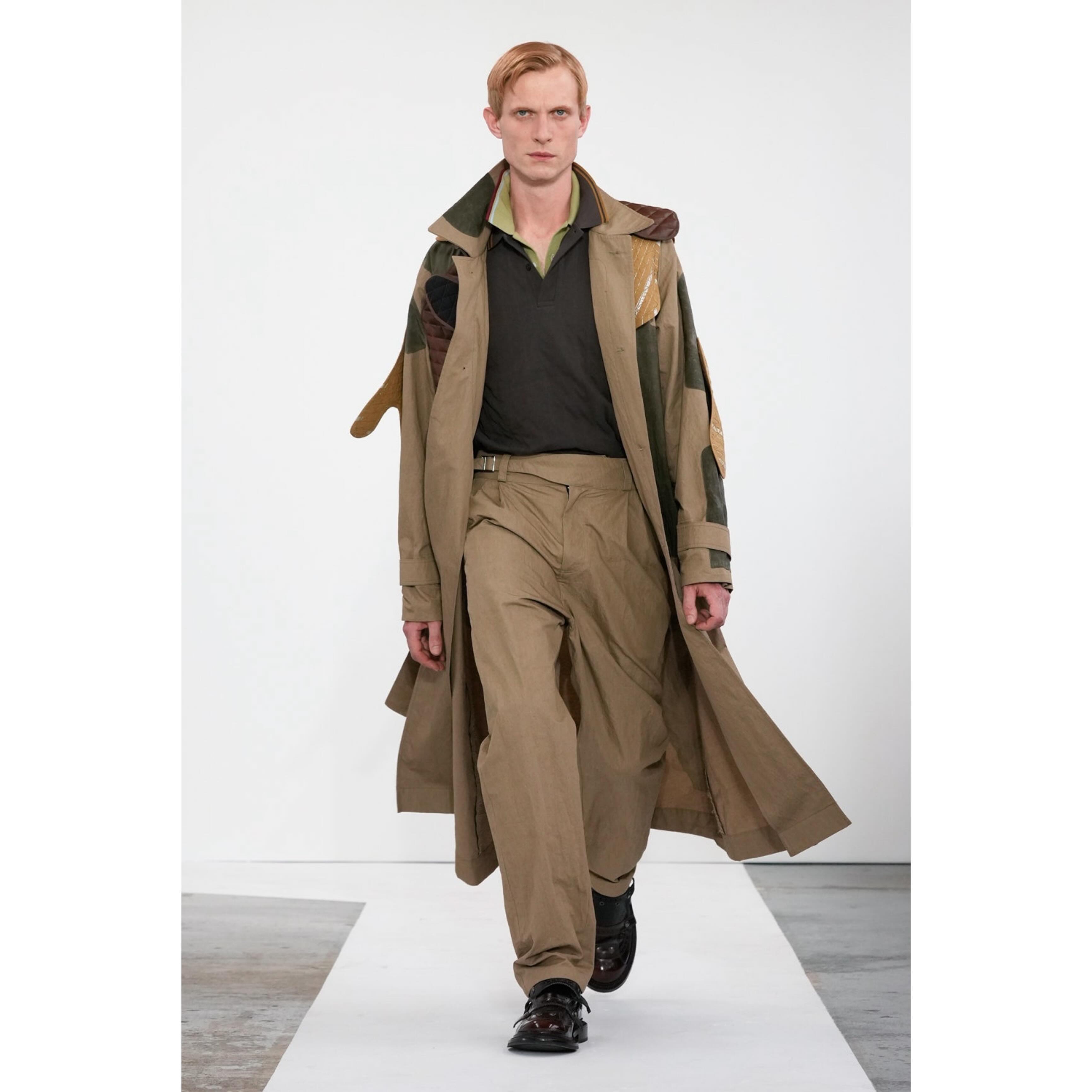 Michael B opening for Craig Green SS25. Styling by Robbie Spencer, casting by Piotr Chamier.