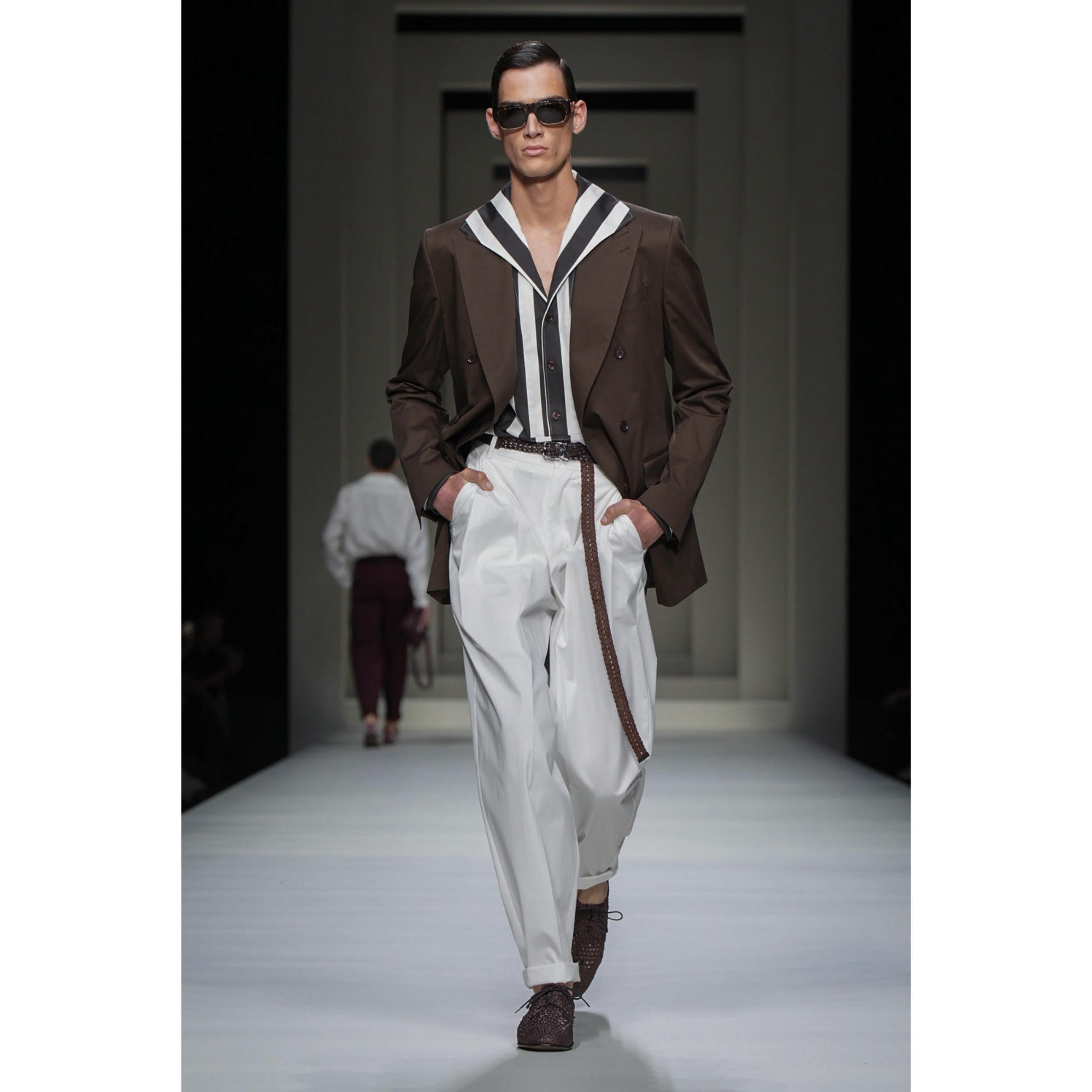 Noah H (@noahherbst ) for Dolce & Gabbana SS25. Styling by Karl Templer, casting by Domenico Giandinoto.