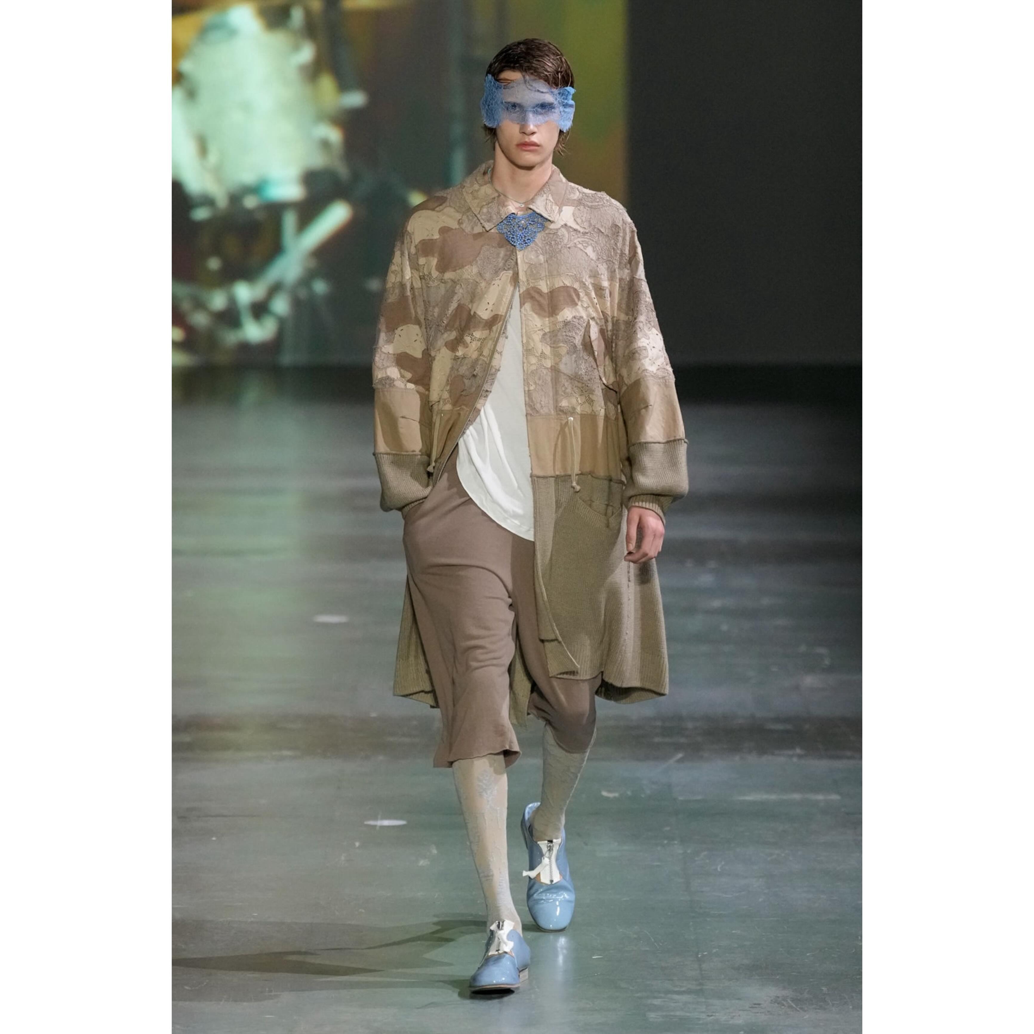 Otto (@ottofoje ) for Undercover SS25, casting by Adam Hindle.