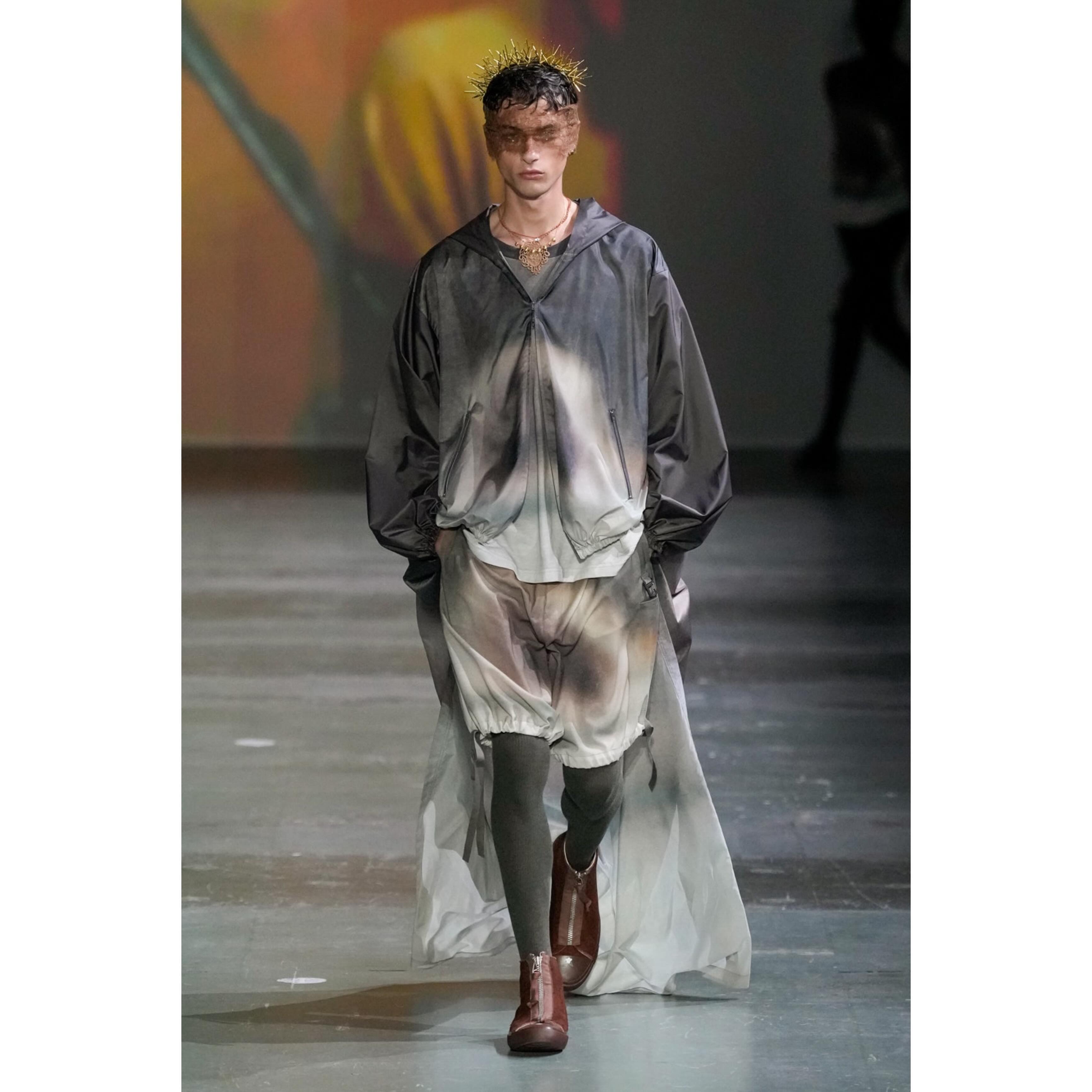 Viktor K (@viko63 ) for Undercover SS25, casting by Adam Hindle.