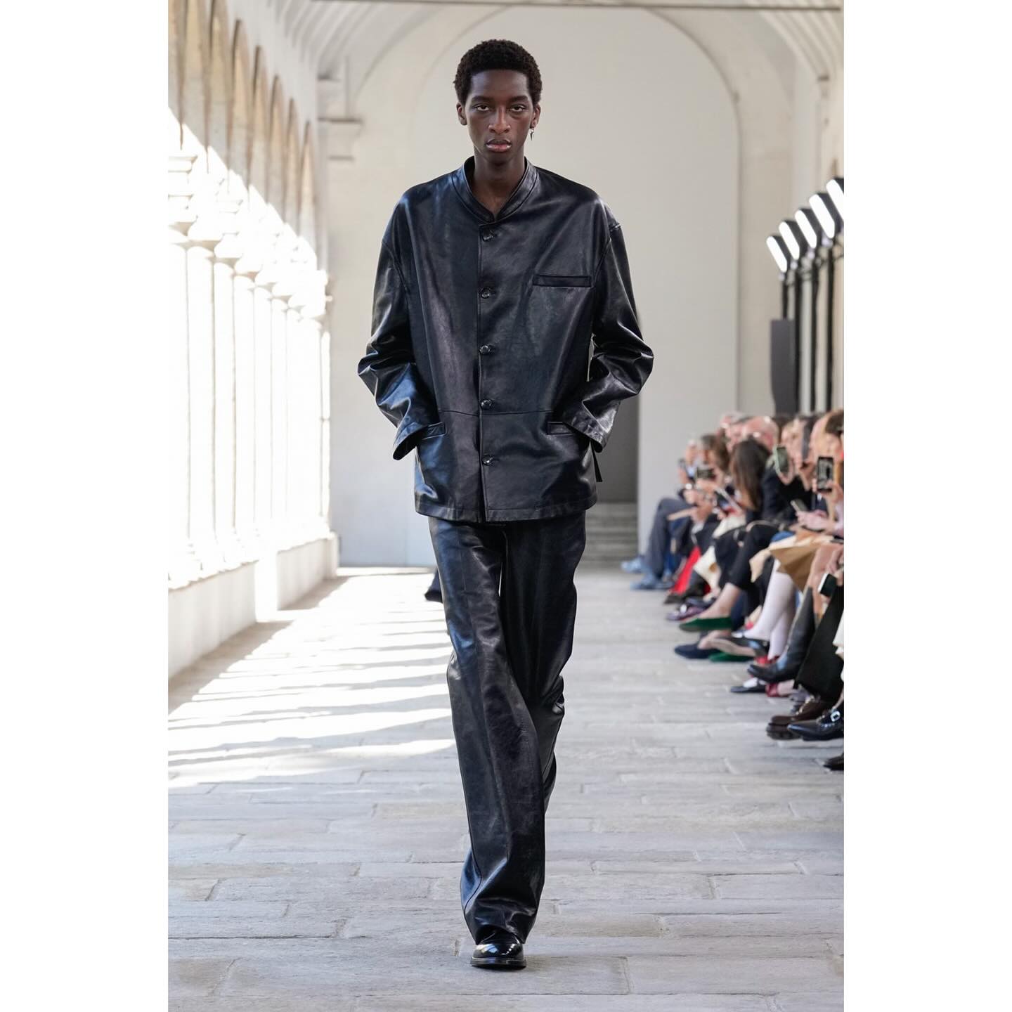 Boubacar (@ham.xciv ) for Bally SS25. Styling by Charlotte Collet, casting by Ben Grimes.