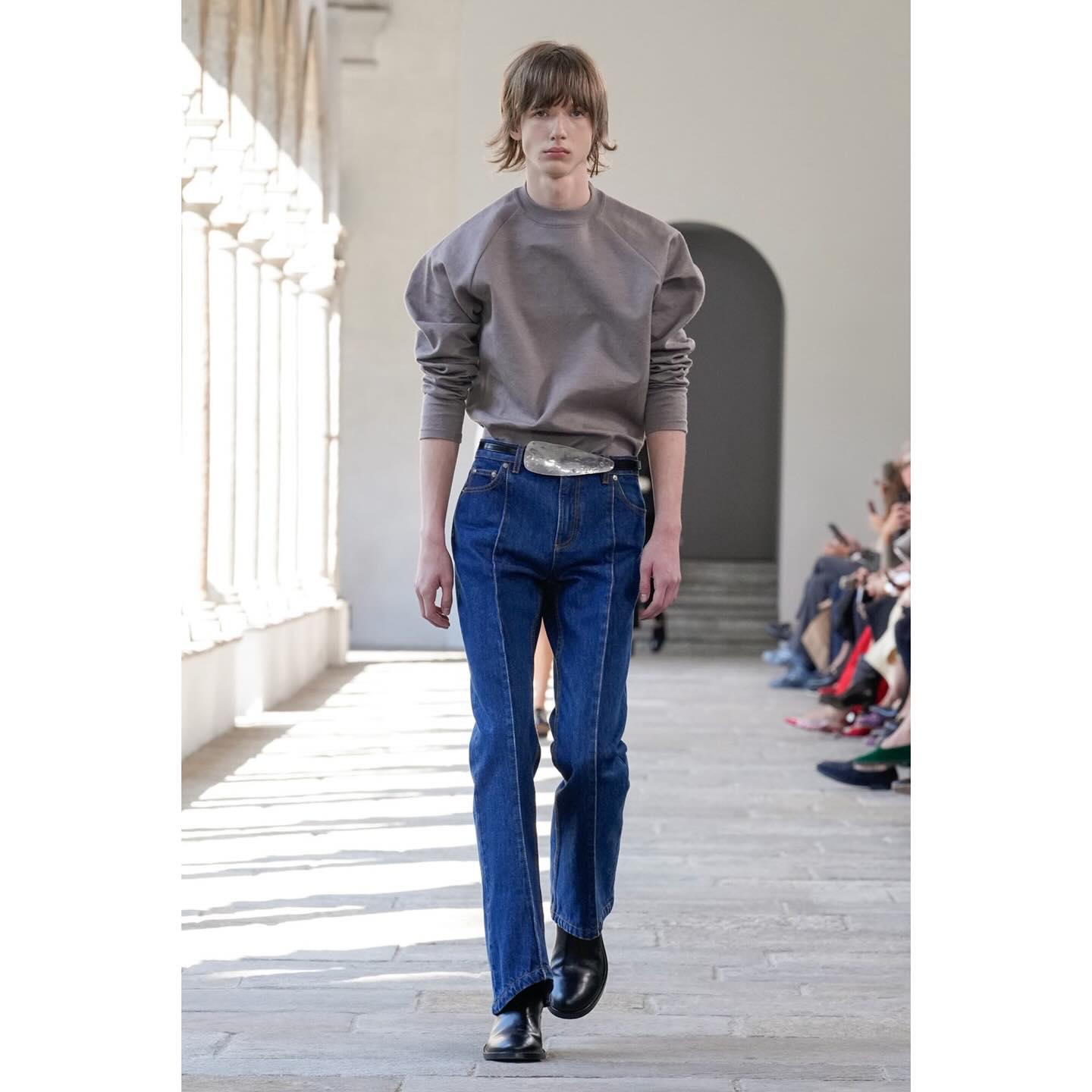 John Z (@matchajohnson ) debut for Bally SS25. Styling by Charlotte Collet, casting by Ben Grimes.