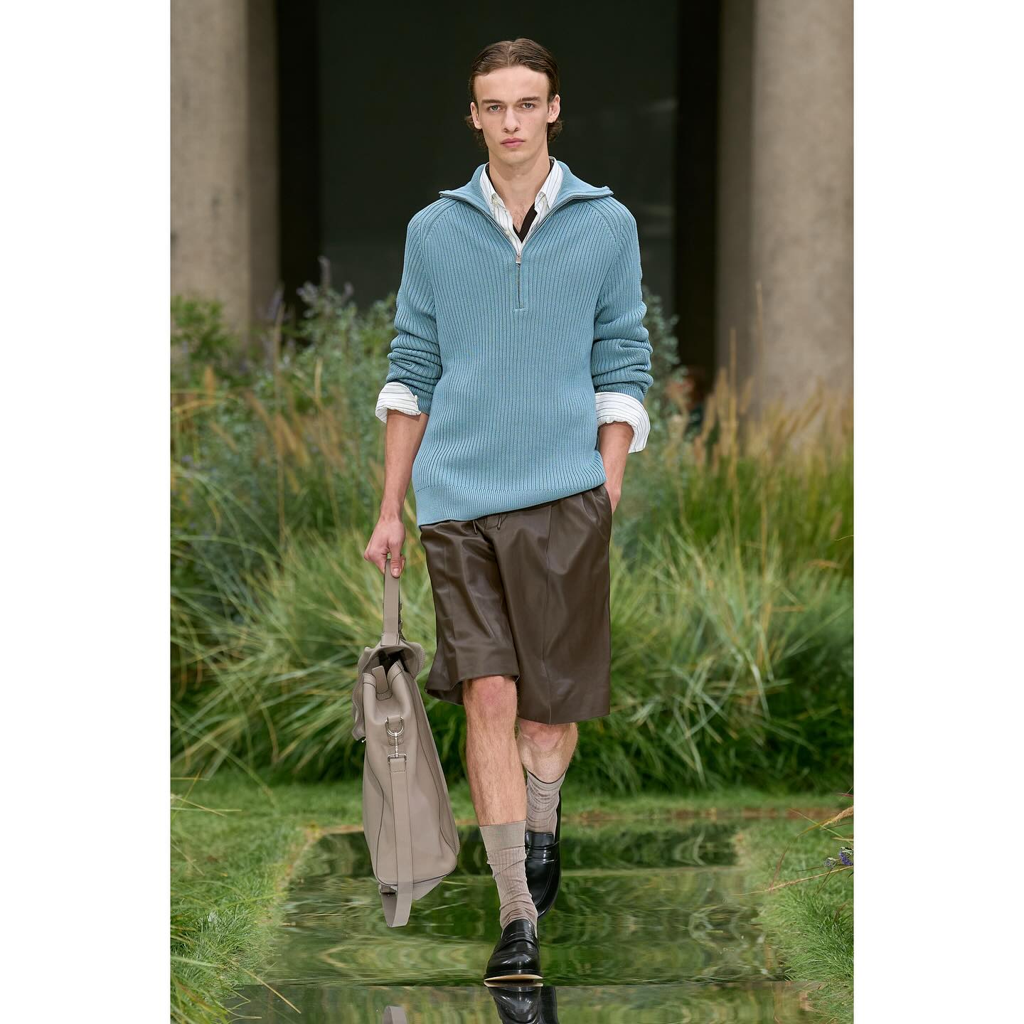 Leo (@leo.cremer ) for Boss SS25. Styling by Vanessa Reid, casting by DM casting.
