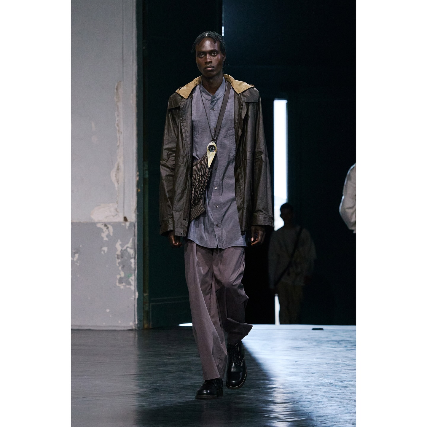 Aguin (@aguindiingg) for Lemaire SS26. Styling by Benoit Bethume, casting by Julia Lange
