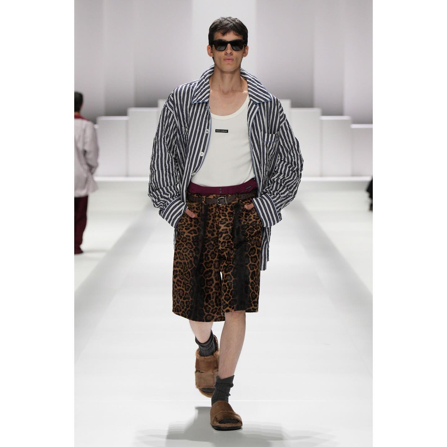 Kaplan (@kapo.h ) and Leonard K (@leonard_ki_ ) for Dolce & Gabbana SS26. Styling by Karl Templer, casting by DM.