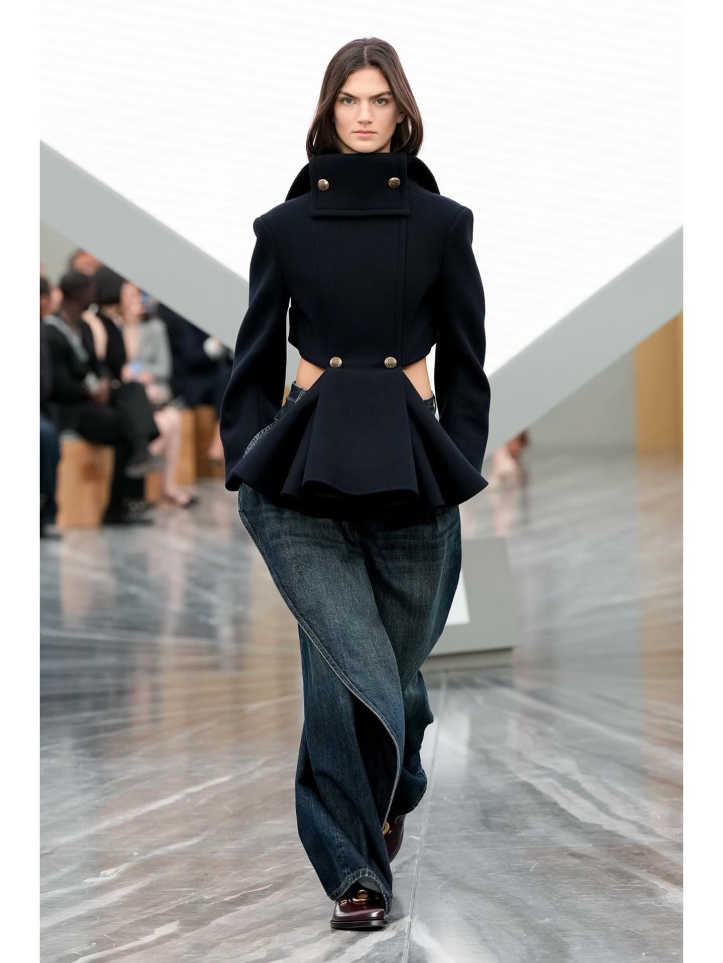 Freya (@freyavervaet) for Dior SS26 by Jonathan Anderson. Styling by Benjamin Bruno, Hair by Guido Palau, Makeup by Peter Philips, Casting by Ashley Brokaw.